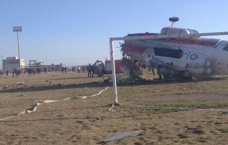 بدلیل سقوط بالگرد، وضع جسمانی مدیرکل ورزش و جوانان استان کرمان وخیم شد