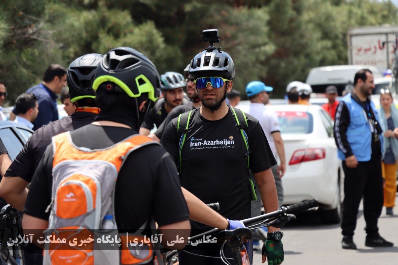 مرحله نخست سی و هفتمین دوره تور دوچرخه سواری ایران آذربایجان از نگاه دوربین