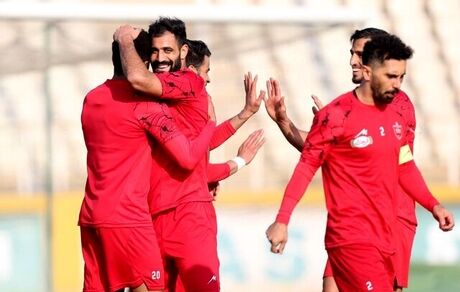 برد شش گله پرسپولیس در دیداری دوستانه