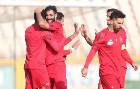 برد شش گله پرسپولیس در دیداری دوستانه