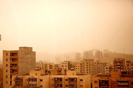 آلودگی هوا به کرمانشاه رسید