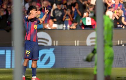 بارسلونا به صدر جدول لالیگا صعود کرد