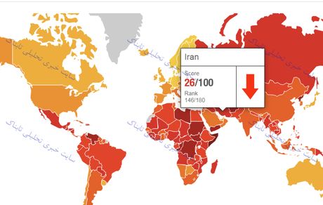 جایگاه ایران در شاخص فساد کجاست؟