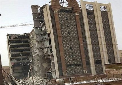 تعداد فوتی‌های ریزش ساختمان متروپل آبادان به ۱۴ تن رسید