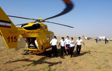 سقوط هواپیما در اطراف فرودگاه آزادی نظرآباد کرج