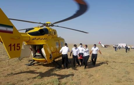 سقوط هواپیما در اطراف فرودگاه آزادی نظرآباد کرج