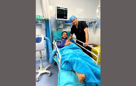 علیرضا دبیر جراحی شد