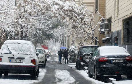 پیش‌بینی برش برف و باران در تهران از روز دوشنبه