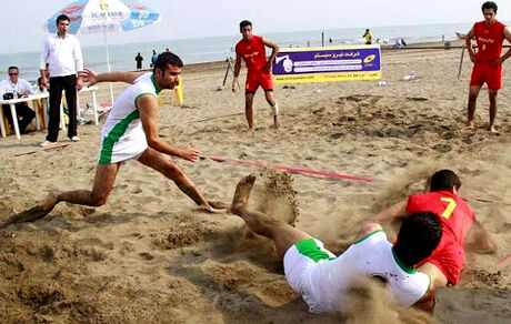 حضور ۱۰ تیم در کبدی ساحلی قهرمانی جهان در بندرانزلی