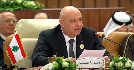 رئیس جمهور لبنان: صلح بدون تشکیل کشور فلسطین ناممکن است