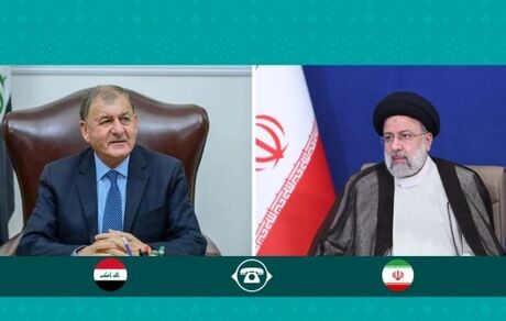 تاکید رئیسی بر ارتقای روابط دو کشور ایران و عراق فارغ از مداخلات بدخواهان