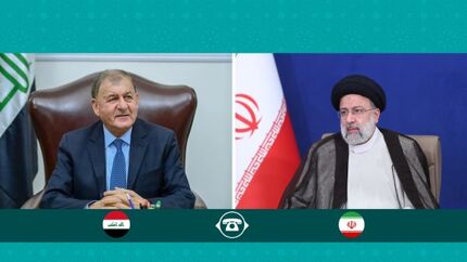 تاکید رئیسی بر ارتقای روابط دو کشور ایران و عراق فارغ از مداخلات بدخواهان