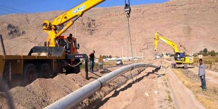  اجرایی شدن ۶۶ کیلومتر خط لوله آبرسانی در استان خوزستان توسط بسیج سازندگی