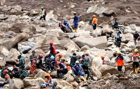 افزایش تلفات رانش زمین در اندونزی به ۴۹ نفر