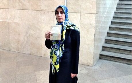 ثبت نام یک خانم برای انتخابات ریاست جمهوری