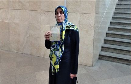 ثبت نام یک خانم برای انتخابات ریاست جمهوری