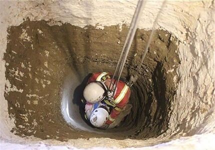 سقوط به چاه جان یک نفر را در انار گرفت
