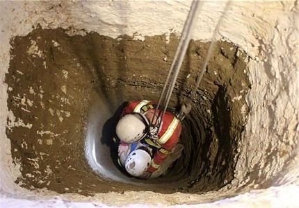 سقوط به چاه جان یک نفر را در انار گرفت