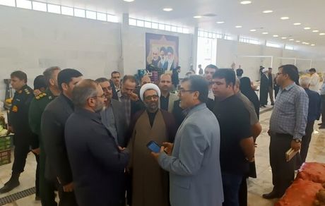 بازار میوه‌ و تره‌بار شهرستان محلات افتتاح شد