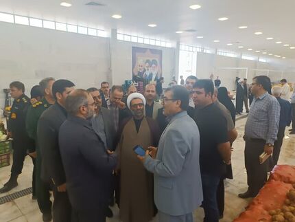 بازار میوه‌ و تره‌بار شهرستان محلات افتتاح شد
