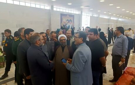 بازار میوه‌ و تره‌بار شهرستان محلات افتتاح شد