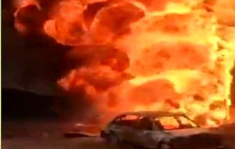 لوله نفت حوالی روستای کشار هرمزگان منفجر شد