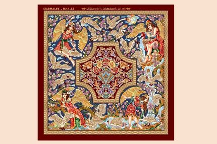 نشان ملی استاندارد برای نخستین فرش دستباف تمام ابریشم کشور