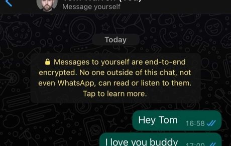 واتس‌اپ بالاخره قابلیت پیام به خود را اضافه کرد