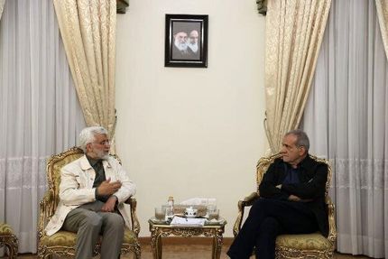 جلیلی به دیدار مسعود پزشکیان رفت