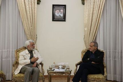 جلیلی به دیدار مسعود پزشکیان رفت