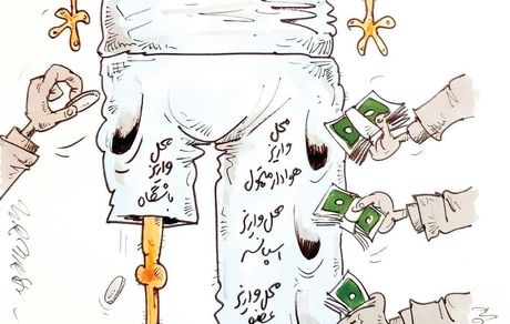 کارتون| محل دقیق واریزی‌های ستاره‌های فوتبال ایران!