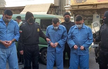 هشت نفر از اراذل و اوباش تبریز دستگیر شدند