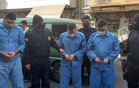 هشت نفر از اراذل و اوباش تبریز دستگیر شدند