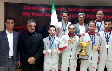 تیم ملی ایران، قهرمان اسکواش غرب آسیا شد