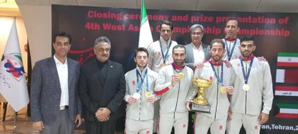 تیم ملی ایران، قهرمان اسکواش غرب آسیا شد