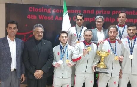 تیم ملی ایران، قهرمان اسکواش غرب آسیا شد
