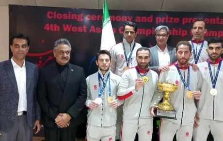 تیم ملی ایران، قهرمان اسکواش غرب آسیا شد