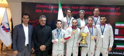 تیم ملی ایران، قهرمان اسکواش غرب آسیا شد