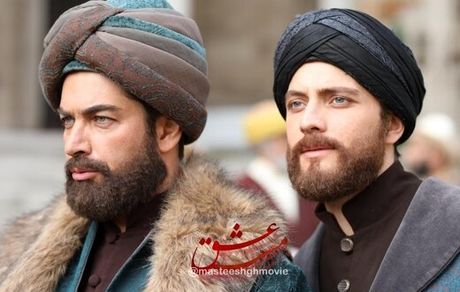 شباهت بازیگر ترکیه‌ای نقش پسر مولانا به پارسا پیروزفر 