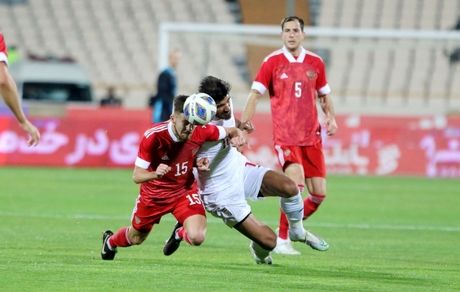 دیدار دوستانه ایران و روسیه از دید دوربین