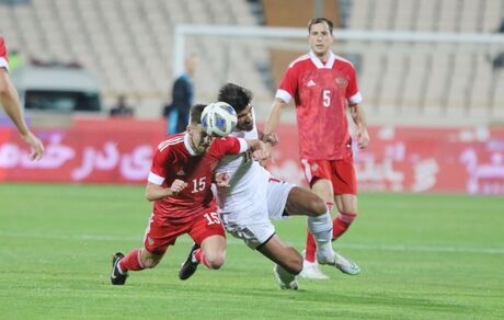 دیدار دوستانه ایران و روسیه از دید دوربین