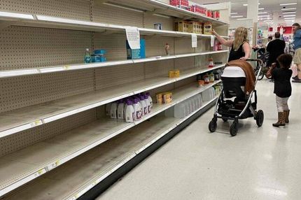 قفسه‌های شیرخشک در آمریکا کی پر می‌شود؟