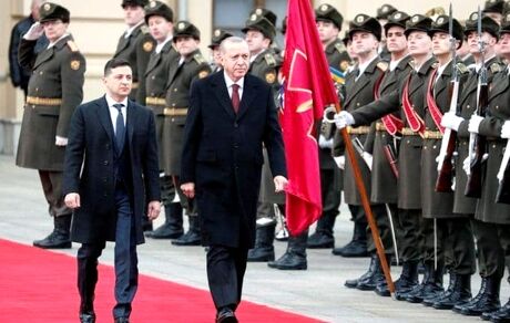 اردوغان برای میانجی‌گری بین روسیه و اوکراین به کی‌یف رفت
