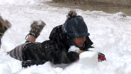 برف‌بازی، ۷۶ را راهی بیمارستان کرد