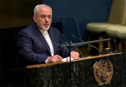 ظریف خطاب به شورای امنیت: آمریکا هیچ حقی برای تلاش در جهت احیای تحریم‌ها ندارد