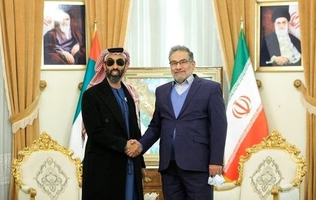 دیدار مشاور امنیت ملی امارات با دبیر شورای عالی امنیت ملی