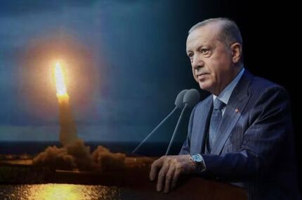 اردوغان از توسعه برنامه موشکی ترکیه خبرداد