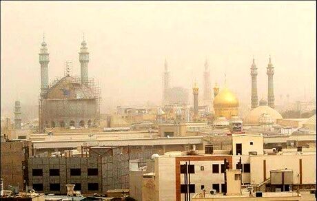 هوای قم در وضعیت ناسالم قرار گرفت