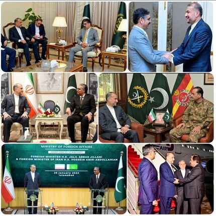 گزارش توییتی وزیر امور خارجه از سفر یک روزه به پاکستان