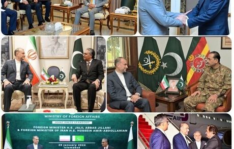 گزارش توییتی وزیر امور خارجه از سفر یک روزه به پاکستان